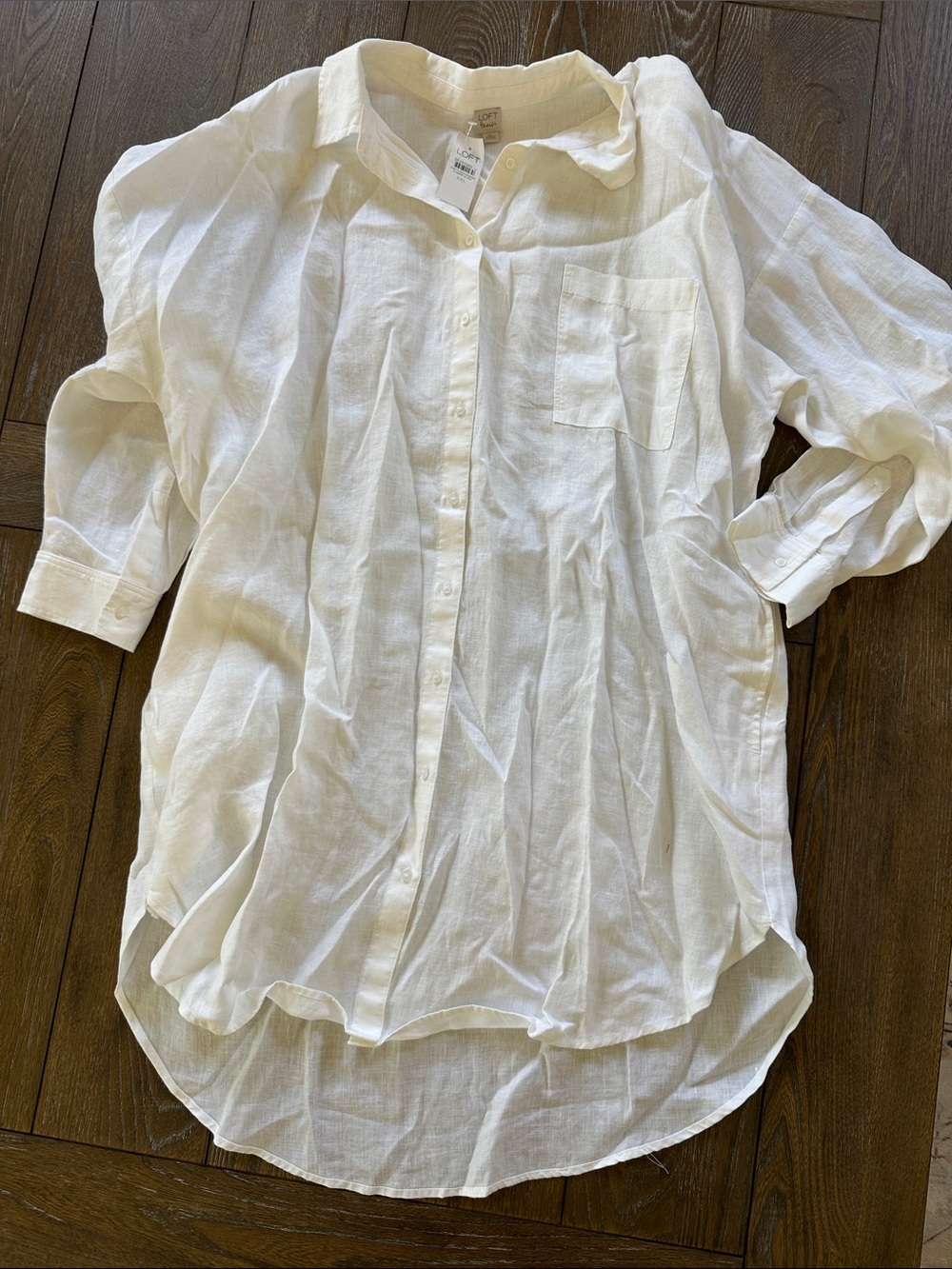 Loft linen beach cover up NWT size XXL
